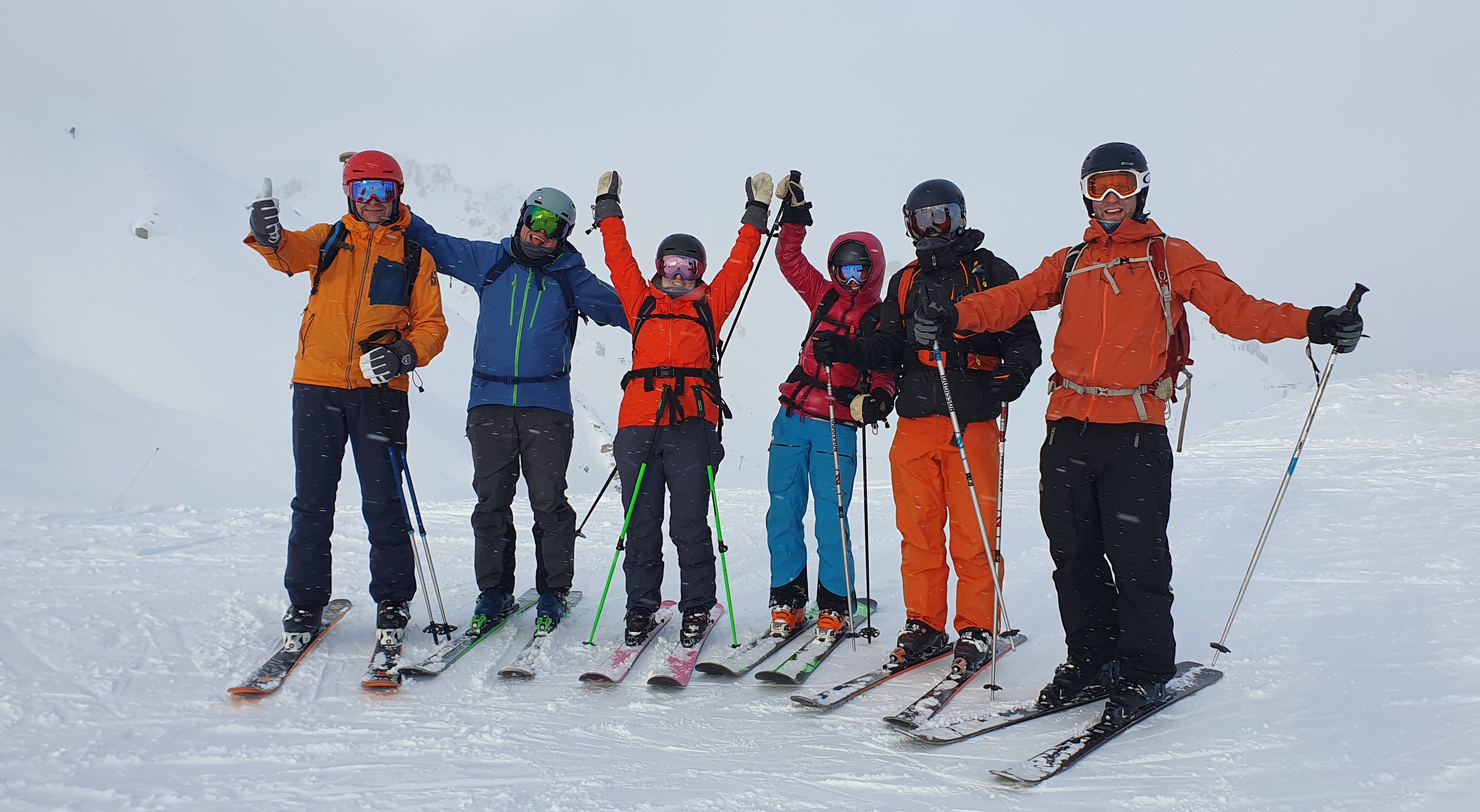 Early season ski courses