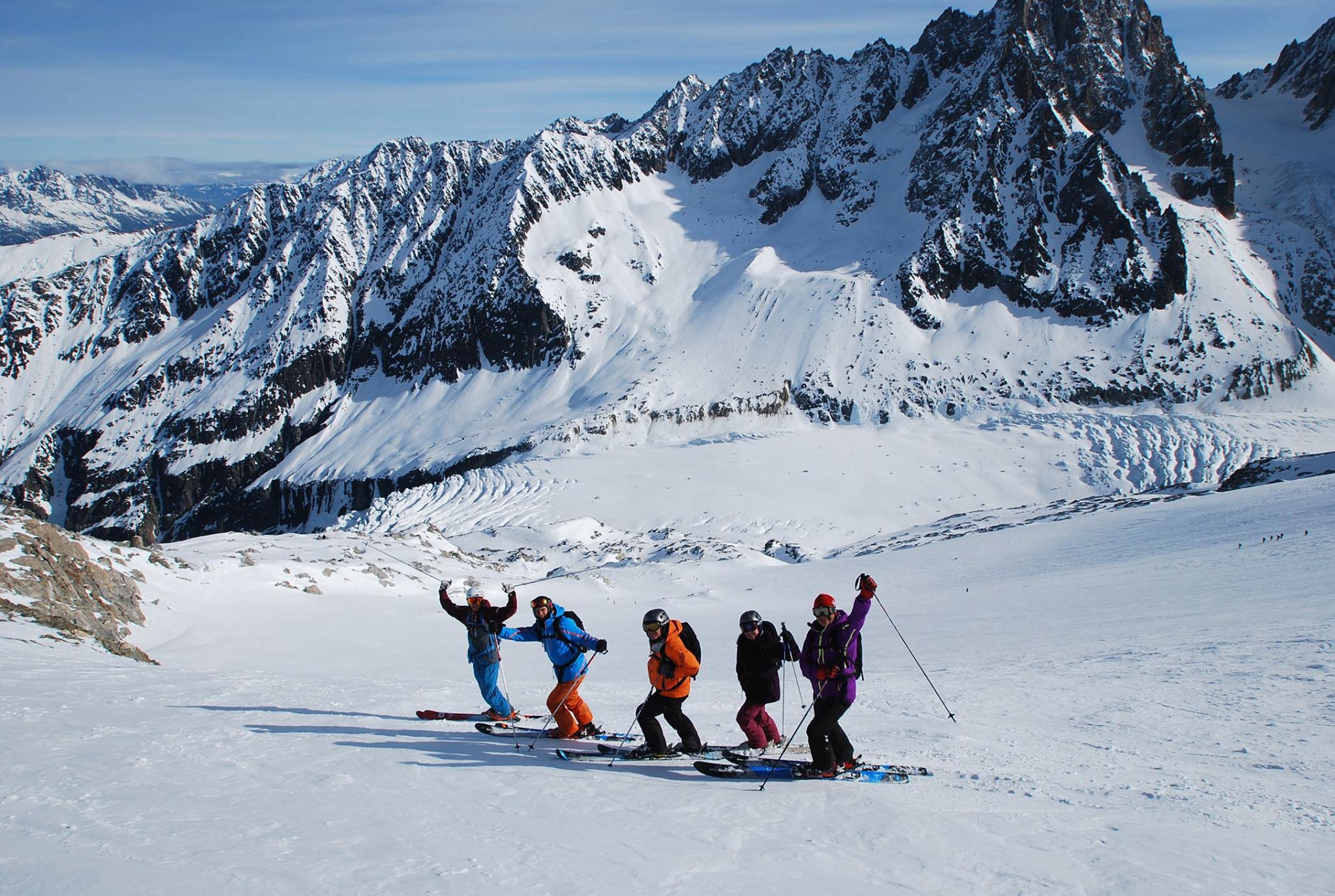 Intermediate off piste ski courses