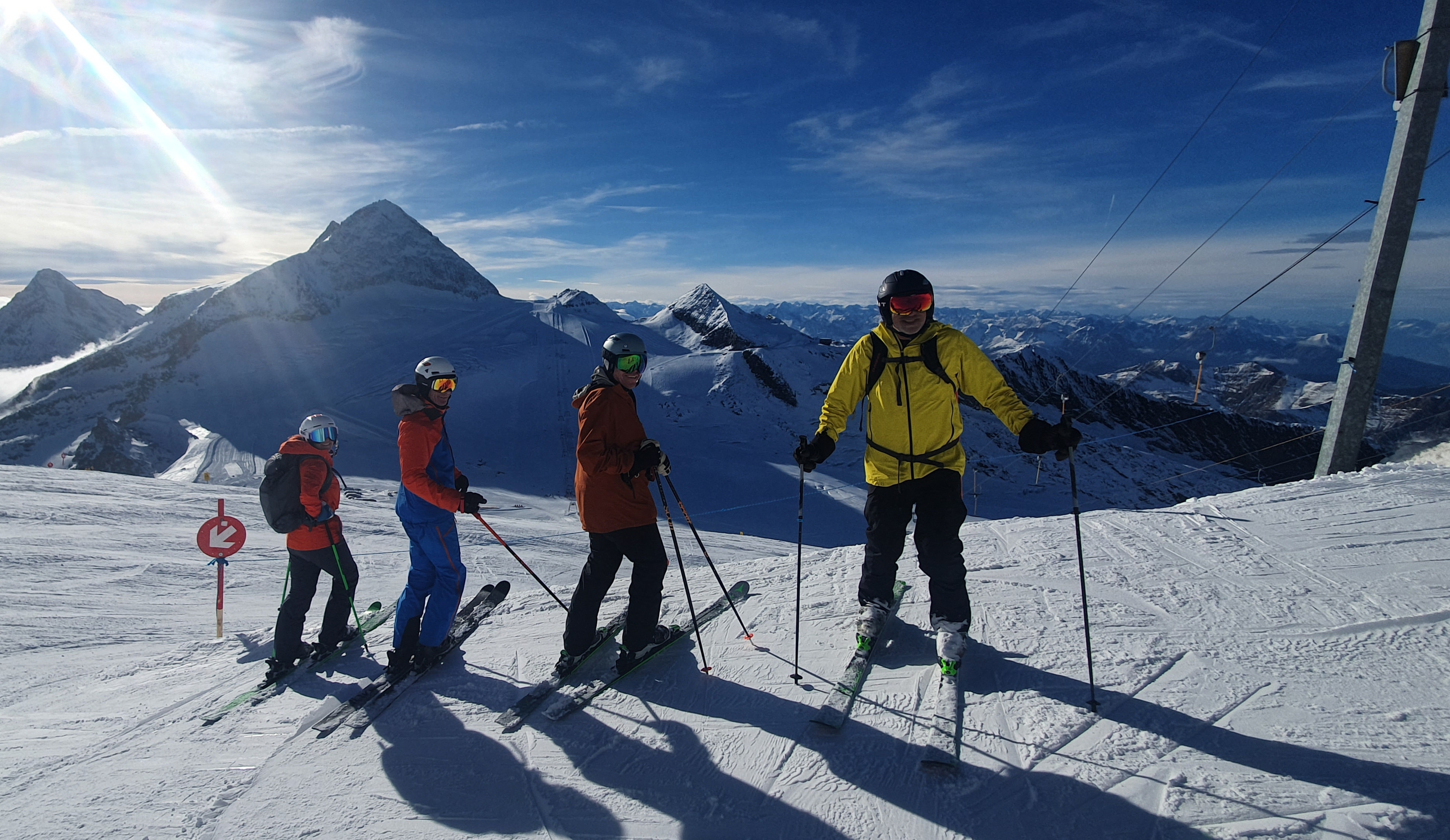 Early season skiing in Hintertux