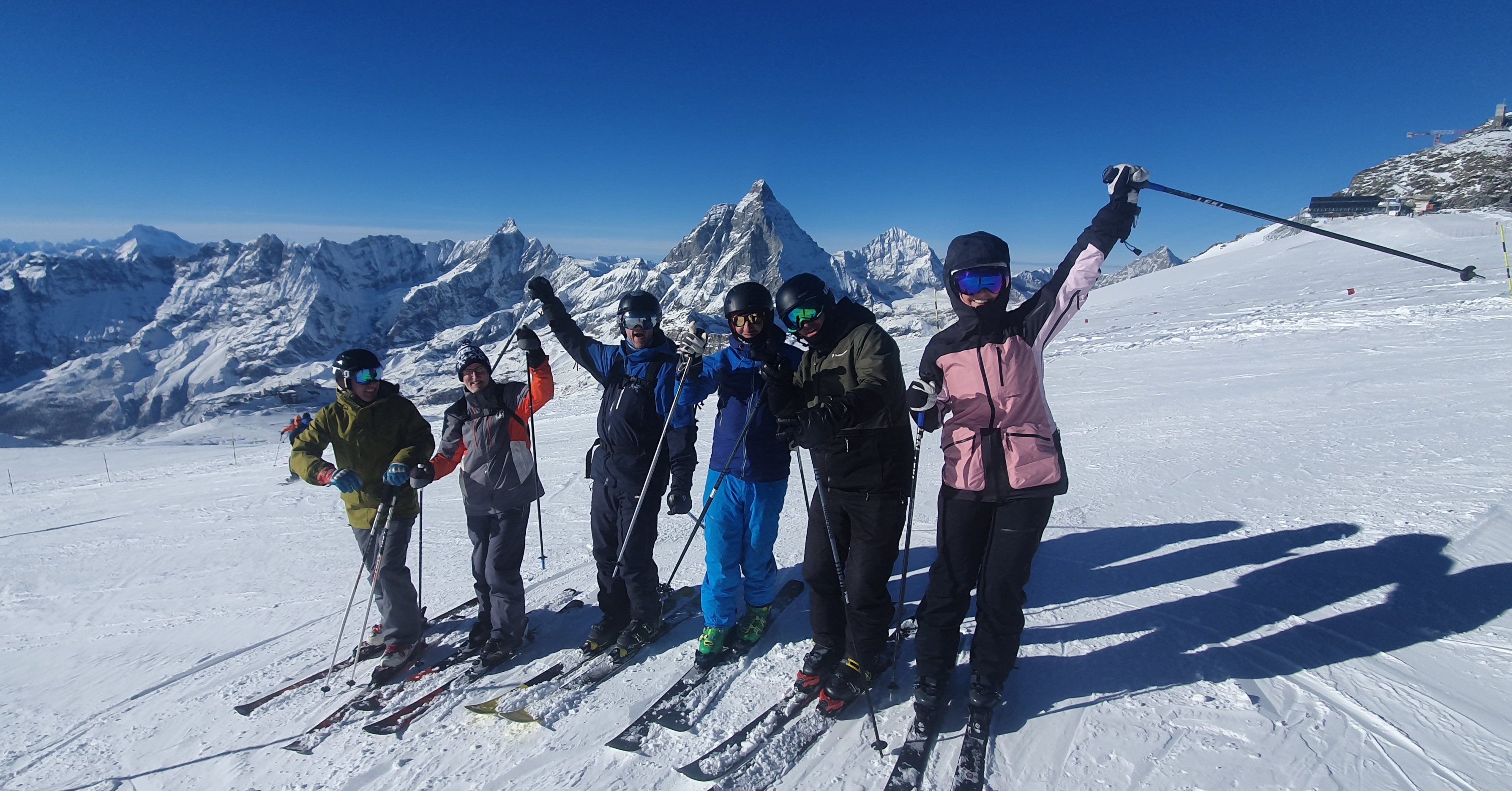 Early season skiing in Zermatt