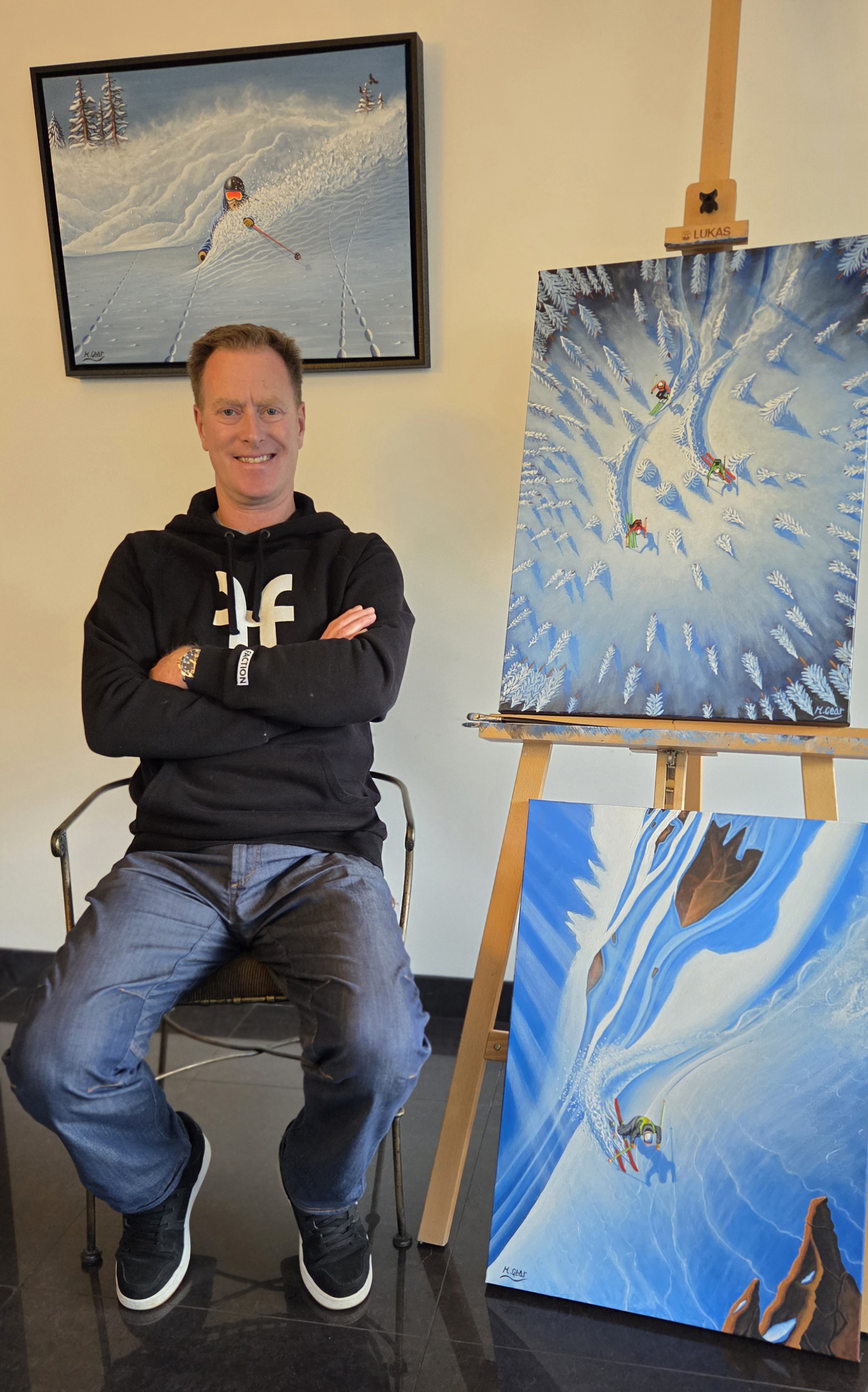 Ski & Art Book - Featured Artist Mark Gear Ski & Art Book - Featured Artist